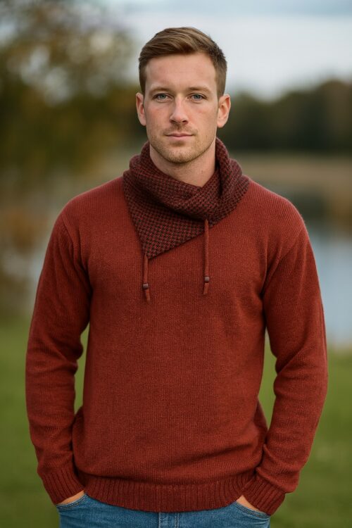alpaca wool jumper mens