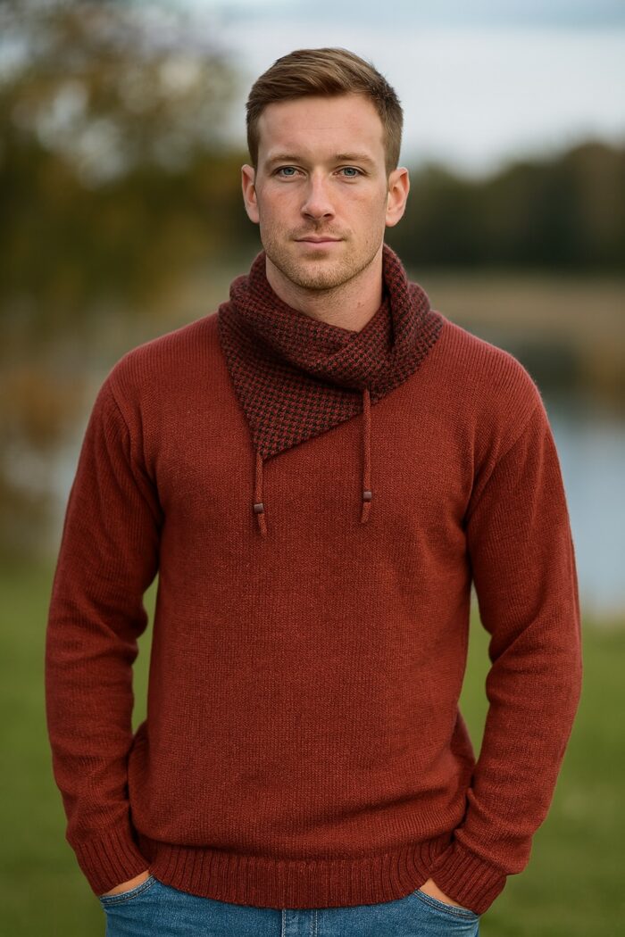 alpaca wool jumper mens