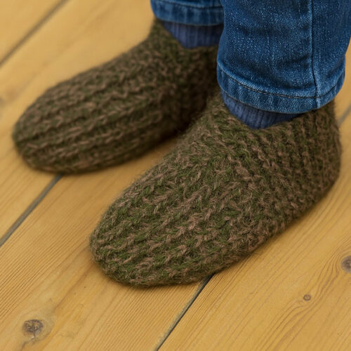 alpaca child slippers