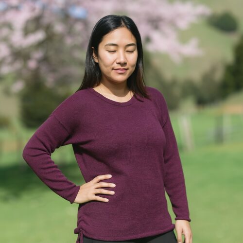 alpaca fleece sweater