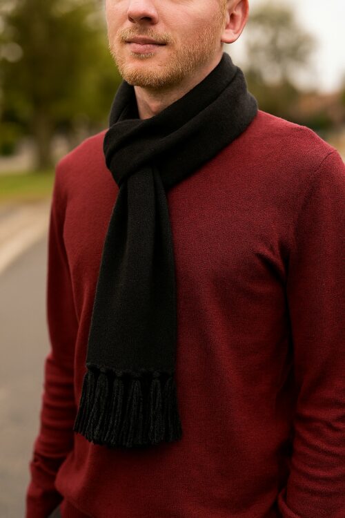 Alpaca Scarf with tassels