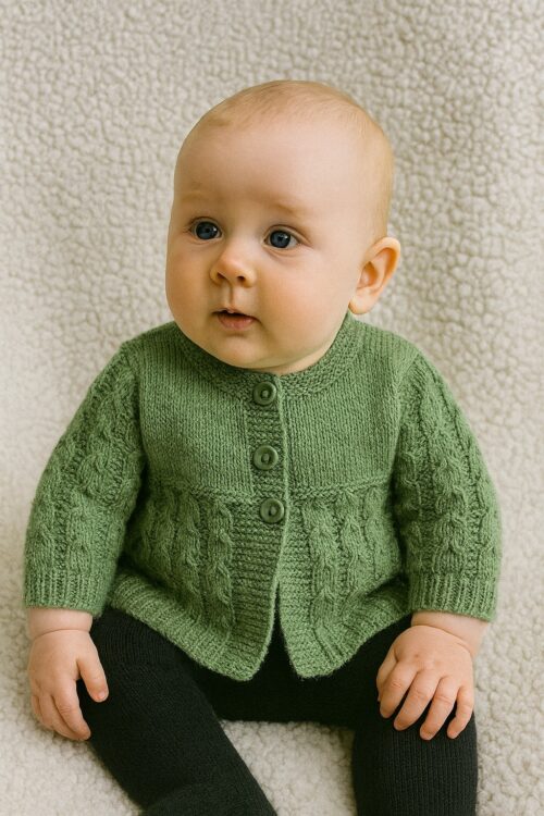 alpaca knitted Cardi