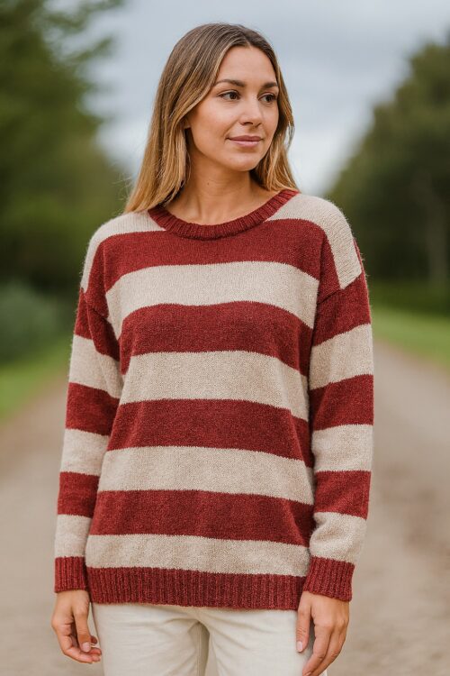 alpaca knit sweater
